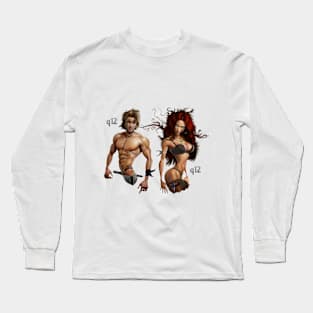 Muscle Couple Long Sleeve T-Shirt